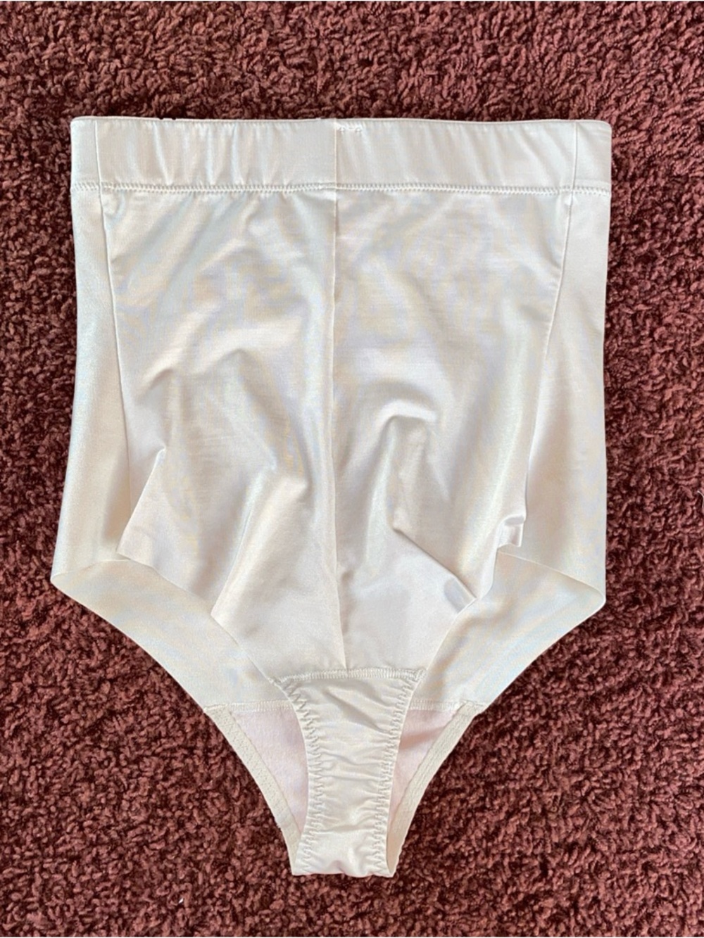 Spanx High Waist Thong Shaping Shapewear Size S Beige Style 10196R